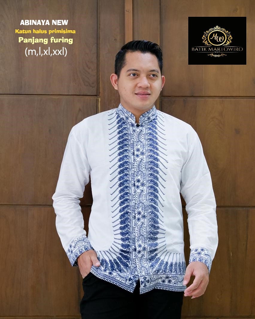 cover-ABINAYA NEW KEMEJA BATIK PRIA SOLO LENGAN PANJANG LAPIS FURING BY MARTOWIRO-1