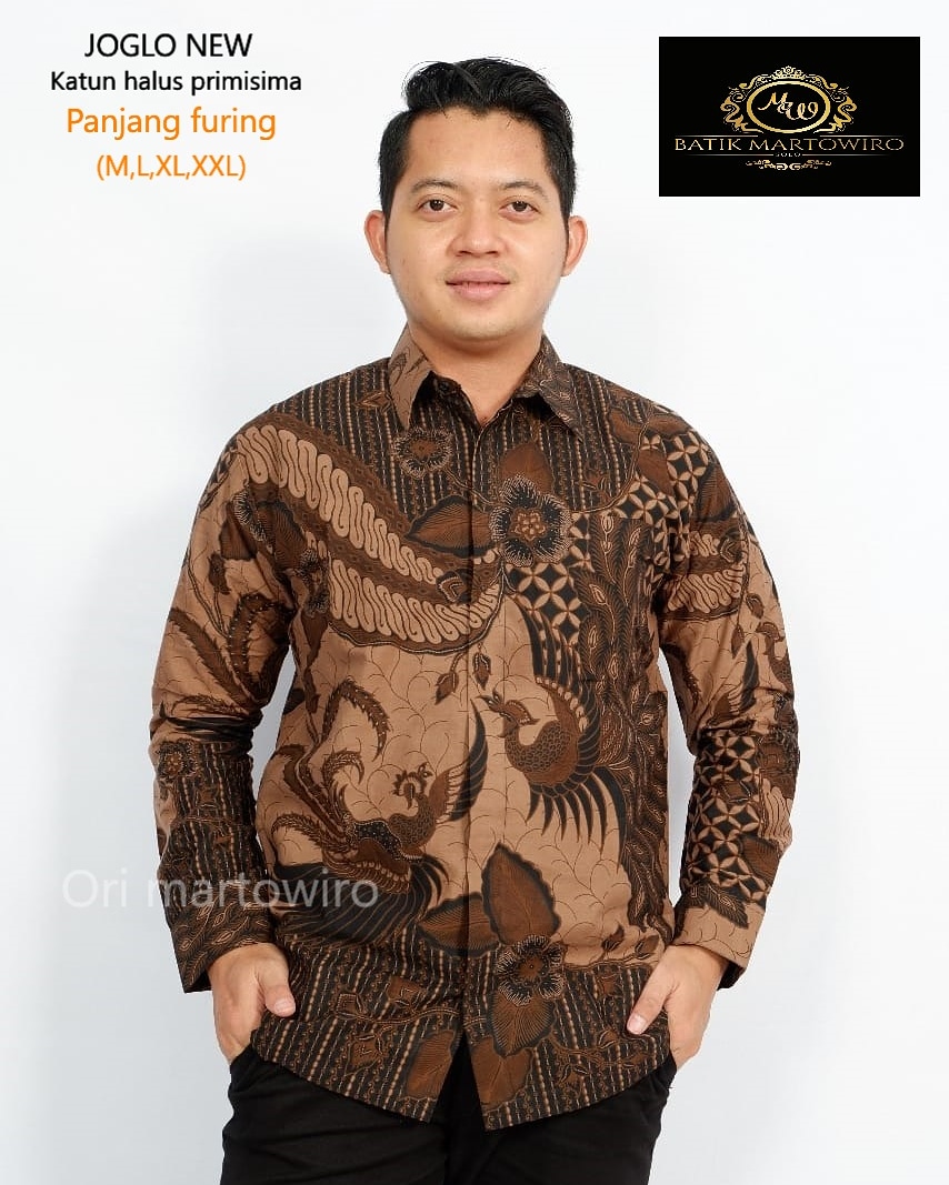 cover-JOGLO NEW Kemeja Batik Pria Solo Lengan Panjang Lapis Furing BY MARTOWIRO-1