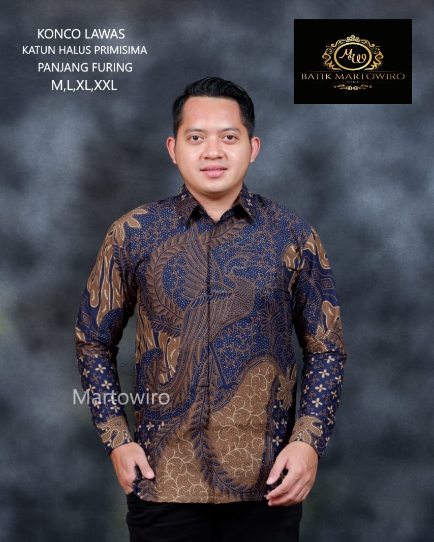 cover-KONCO LAWAS Kemeja Batik Pria Solo Lengan Panjang Lapis Furing BY MARTOWIRO-1