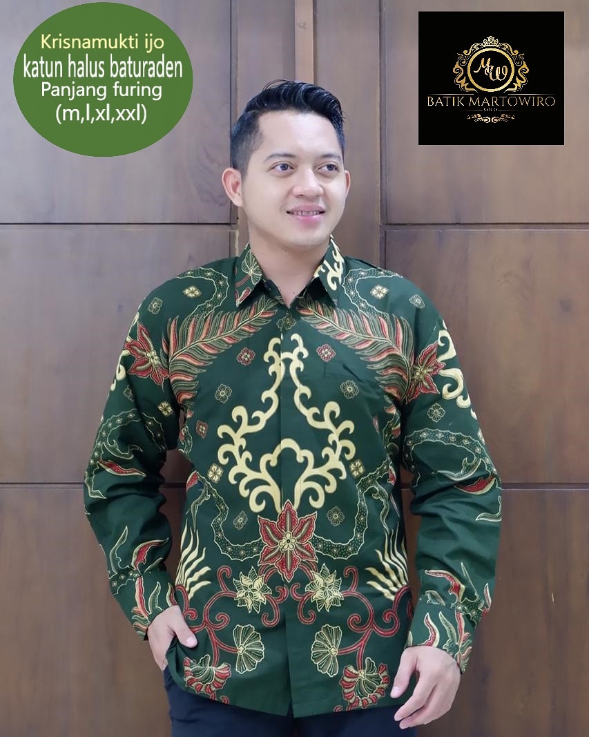 cover-KRISNAMUKTI Kemeja Batik Pria Solo Lengan Panjang Lapis Furing BY MARTOWIRO-1