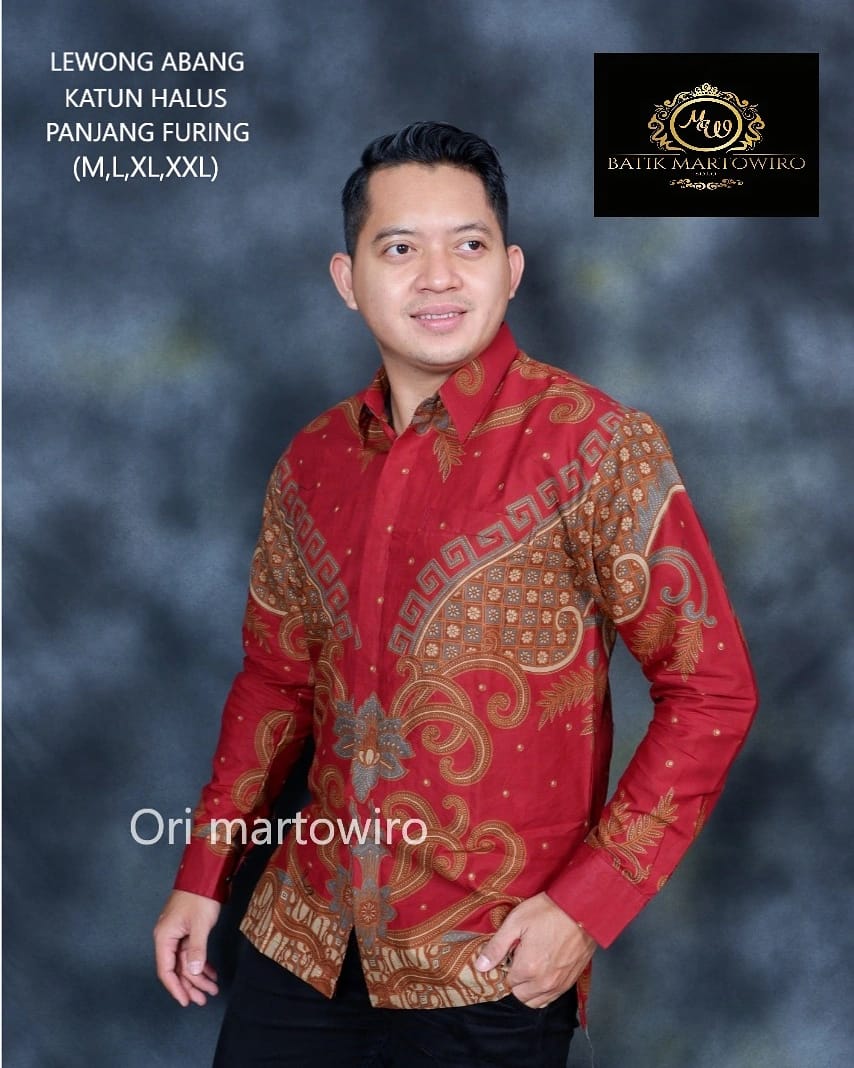 cover-LEWONG ABANG Kemeja Batik Pria Solo Lengan Panjang Lapis Furing BY MARTOWIRO-1