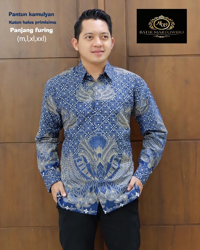 cover-PANTUN KAMULYAN Kemeja Batik Pria Solo Lengan Panjang Lapis Furing BY MARTOWIRO-1