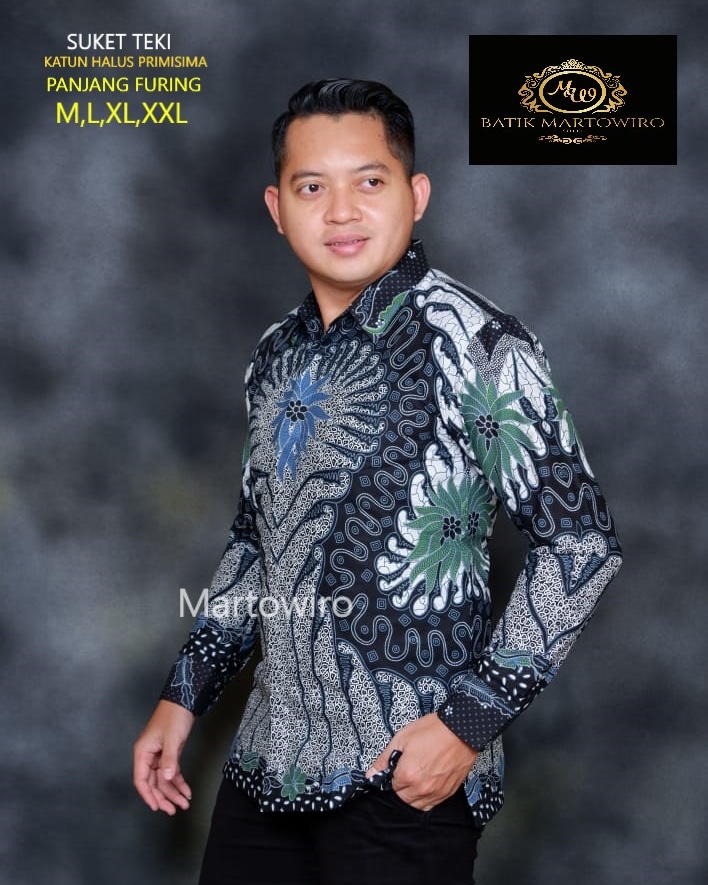 cover-SUKET TEKI Kemeja Batik Pria Solo Lengan Panjang Lapis Furing BY MARTOWIRO-1