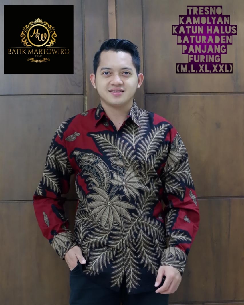 cover-TRESNO KAMULYAN Kemeja Batik Pria Solo Lengan Panjang Lapis Furing BY MARTOWIRO-1
