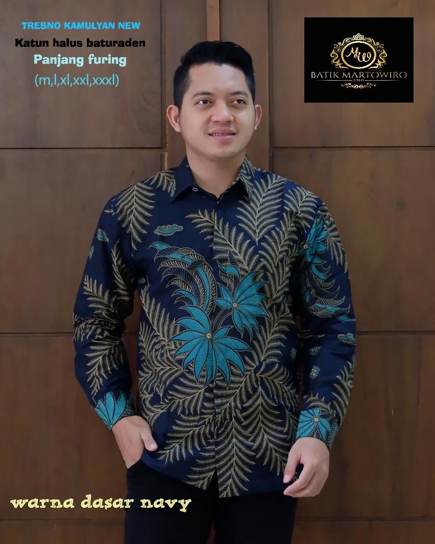 cover-TRESNO KAMULYAN NEW Kemeja Batik Pria Solo Lengan Panjang Lapis Furing BY MARTOWIRO-1