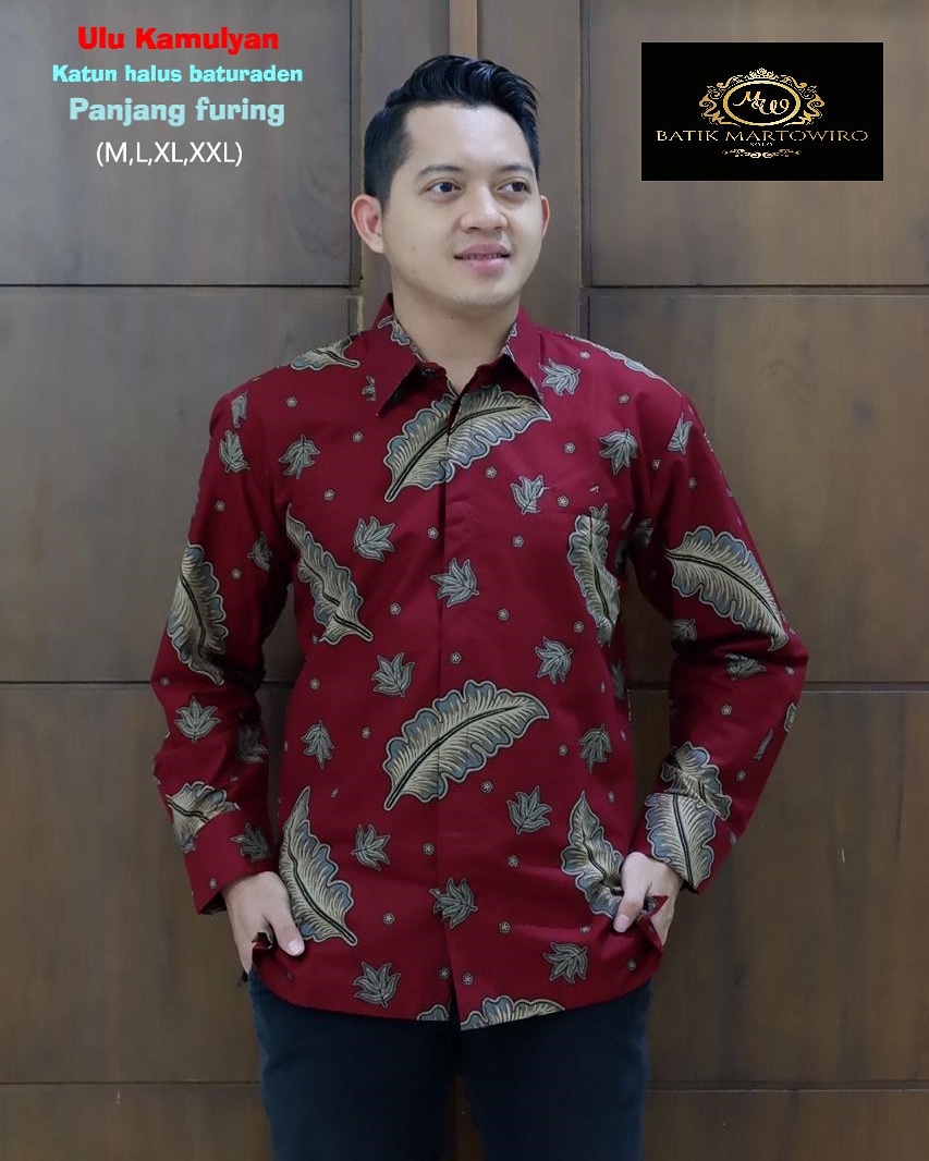 cover-ULU KAMULYAN Kemeja Batik Pria Solo Lengan Panjang Lapis Furing BY MARTOWIRO-1