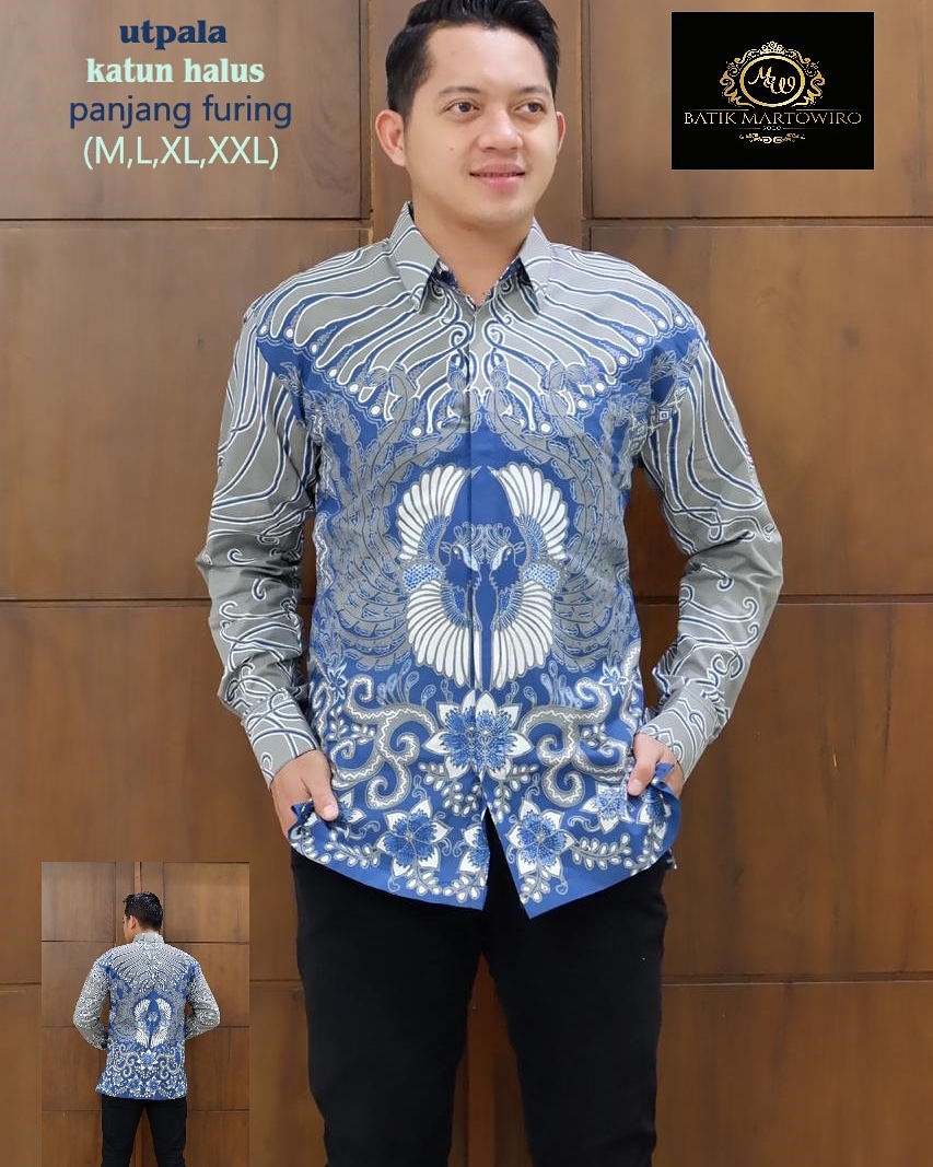cover-UTPALA Kemeja Batik Pria Solo Lengan Panjang Lapis Furing BY MARTOWIRO-1
