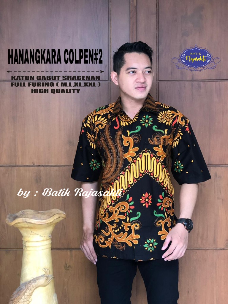 cover-HANANGKARA COLPEN 2 Kemeja Batik Pria Solo Lengan Pendek Lapis Furing BY RAJASAKTI-1
