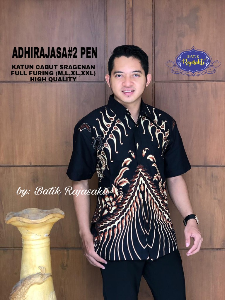 cover-ADHIRAJASA 2 KEMEJA BATIK PRIA SOLO LENGAN PENDEK LAPIS FURING BY RAJASAKTI-1