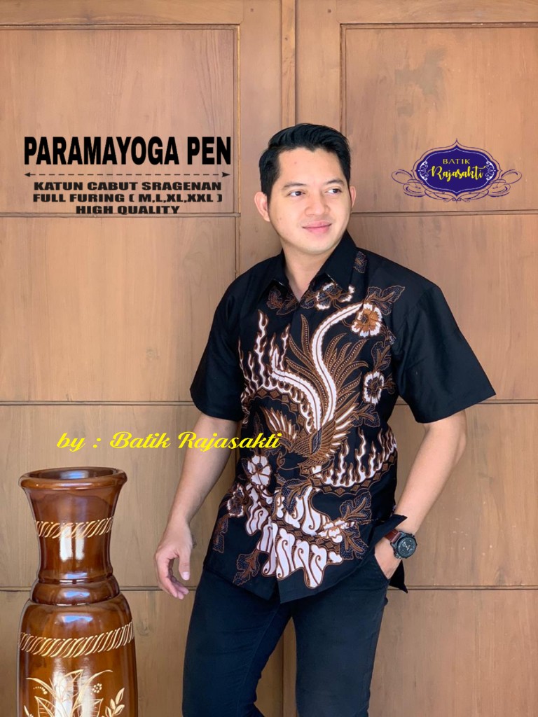 cover-PARAMAYOGA PEN Kemeja Batik Pria Solo Lengan Pendek Lapis Furing BY RAJASAKTI-1