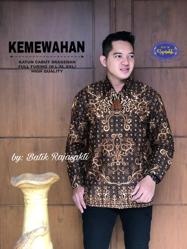 cover-KEMEWAHAN Kemeja Batik Pria Solo Lengan Panjang Lapis Furing BY RAJASAKTI-1