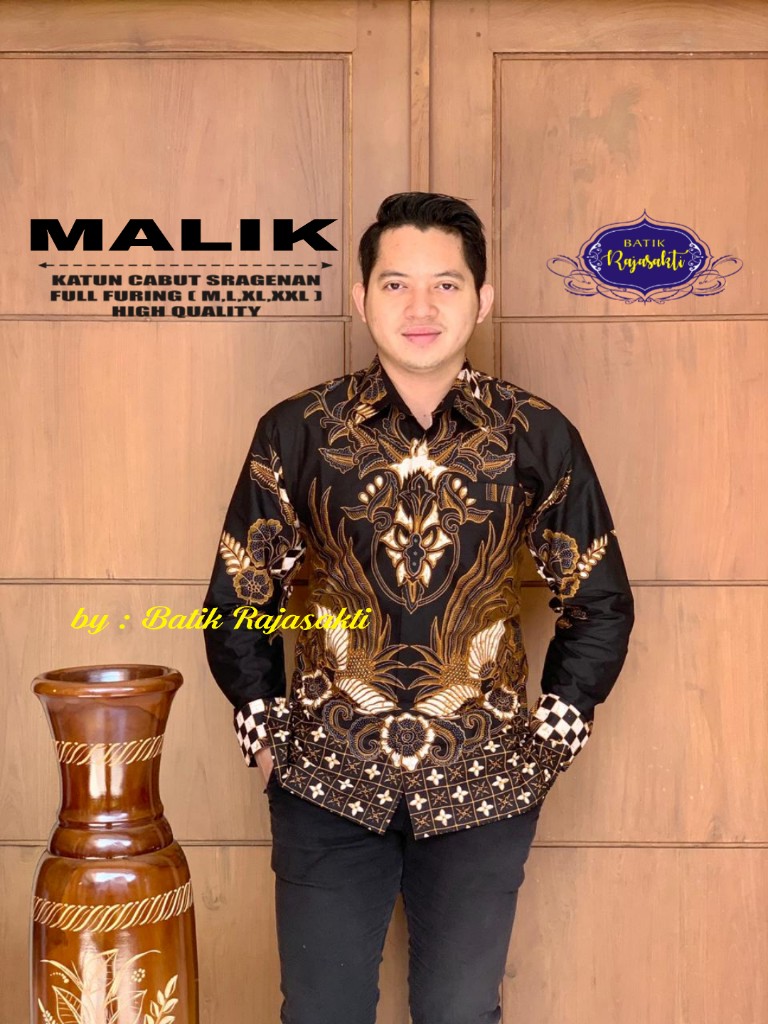 cover-MALIK Kemeja Batik Pria Solo Lengan Panjang Lapis Furing BY RAJASAKTI-1