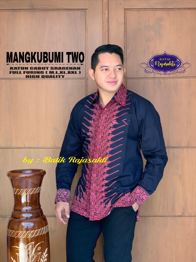 cover-MANGKUBUMI TWO Kemeja Batik Pria Solo Lengan Panjang Lapis Furing BY RAJASAKTI-1