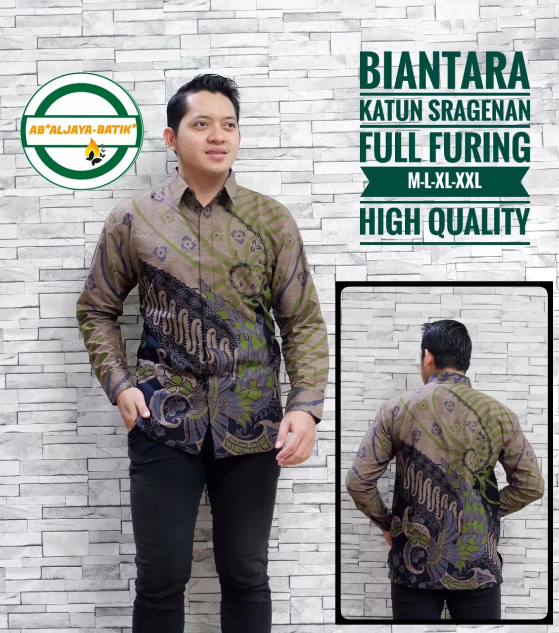 cover-BIANTARA Kemeja Batik Pria Solo Lengan Panjang Lapis Furing BY ALJAYA-1