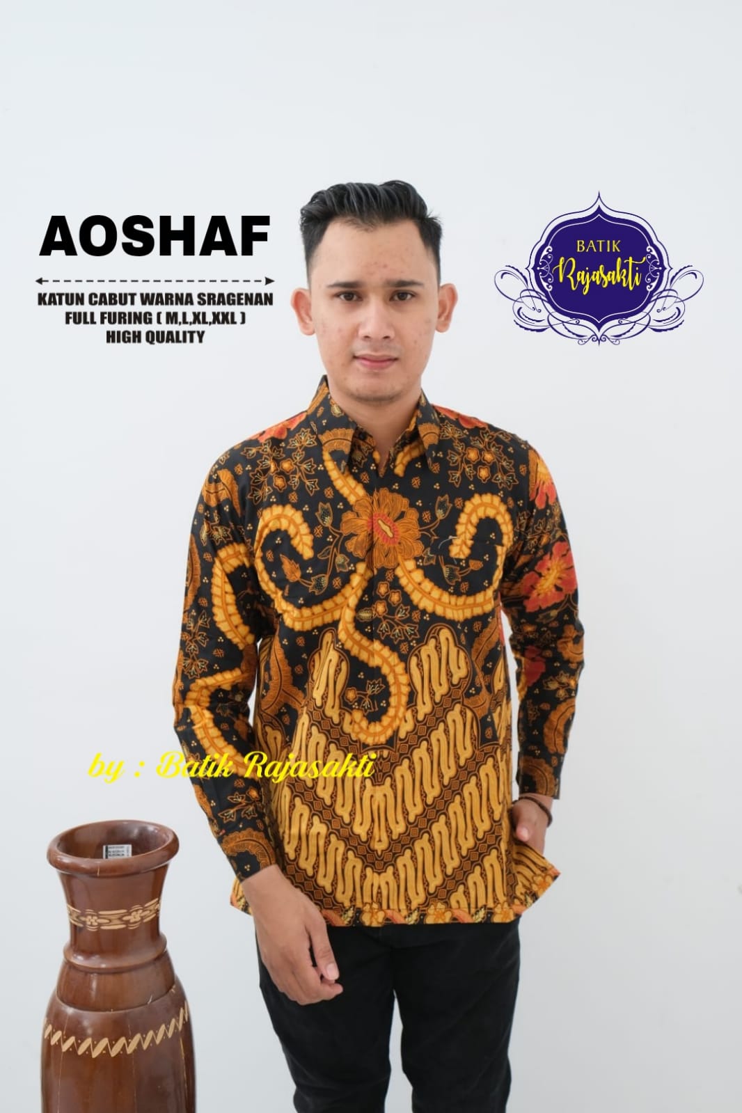 cover-AOSHAF KEMEJA BATIK PRIA SOLO LENGAN PANJANG LAPIS FURING BY RAJASAKTI-1