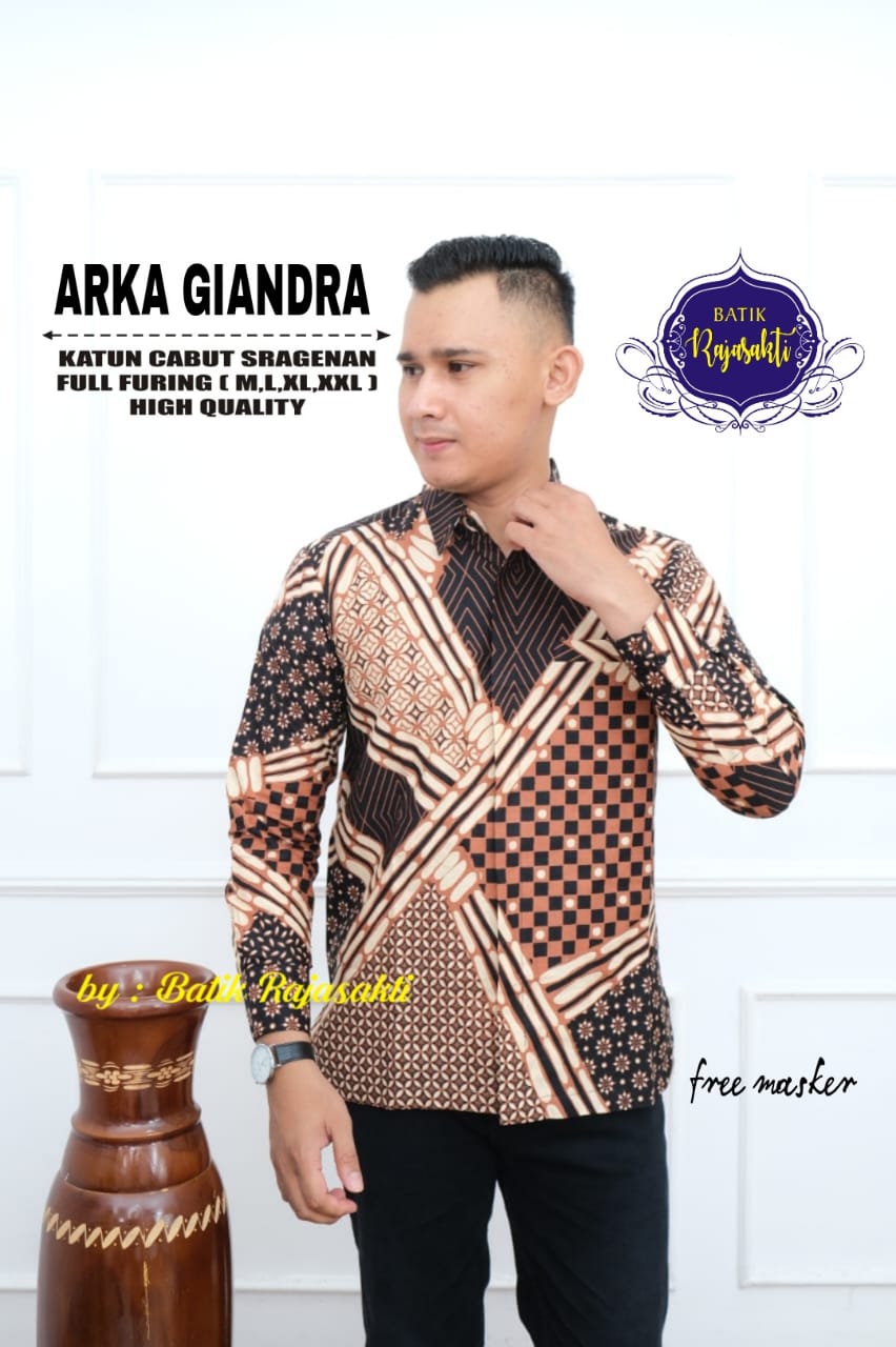 cover-ARKA GIANDRA KEMEJA BATIK PRIA SOLO LENGAN PANJANG LAPIS FURING BY RAJASAKTI-1