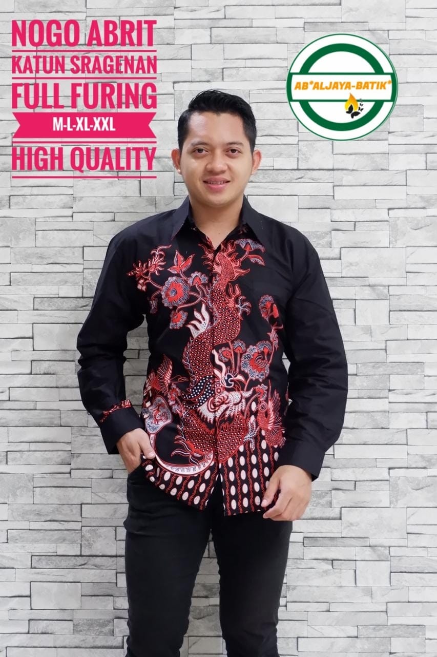cover-NOGO ABRIT Kemeja Batik Pria Solo Lengan Panjang Lapis Furing BY ALJAYA-1