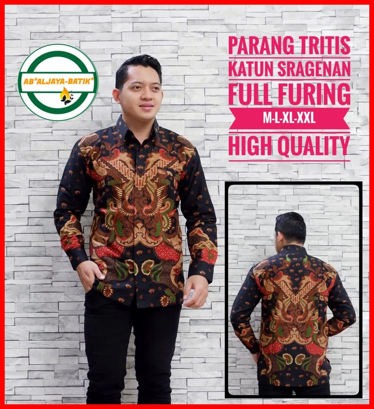 cover-PARANG TRITIS Kemeja Batik Pria Solo Lengan Panjang Lapis Furing BY ALJAYA-1