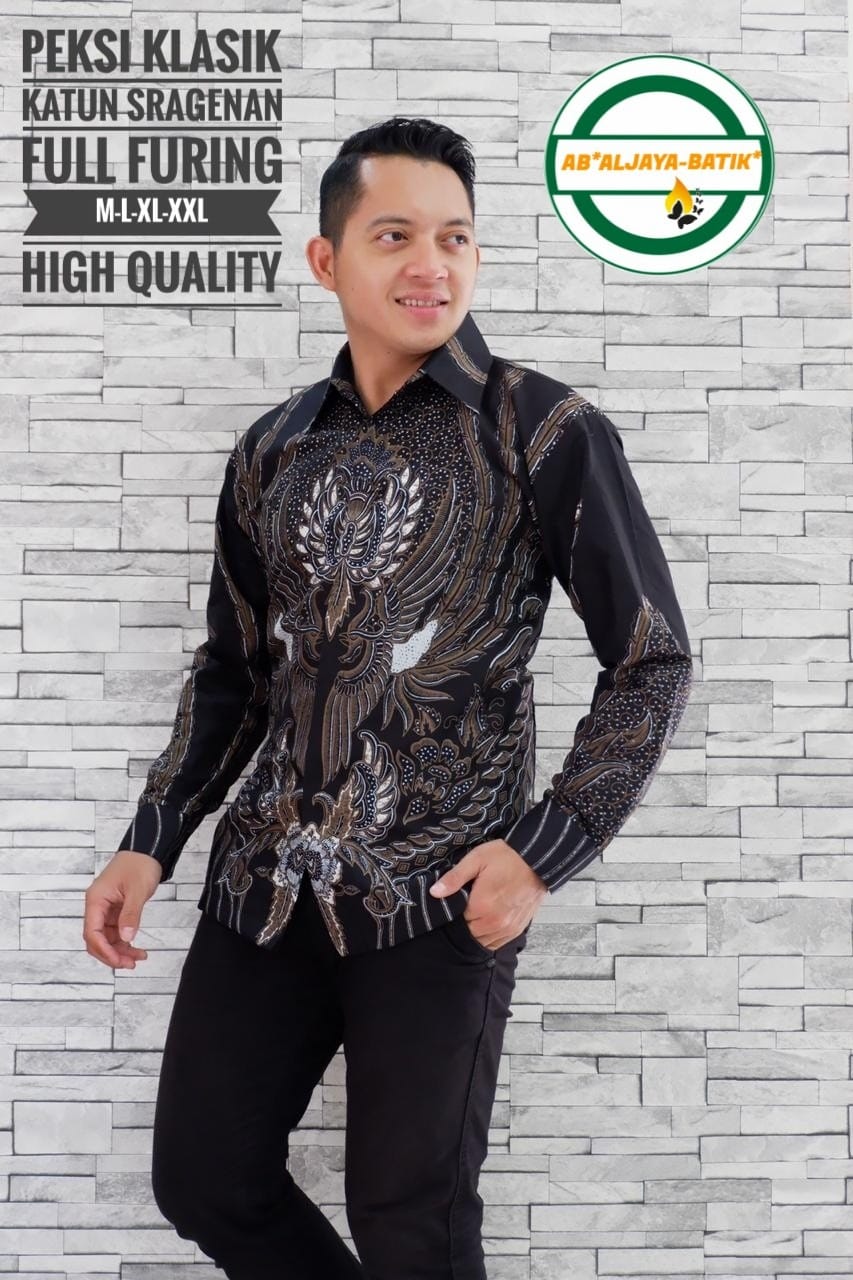 cover-PEKSI KLASIK Kemeja Batik Pria Solo Lengan Panjang Lapis Furing BY ALJAYA-1
