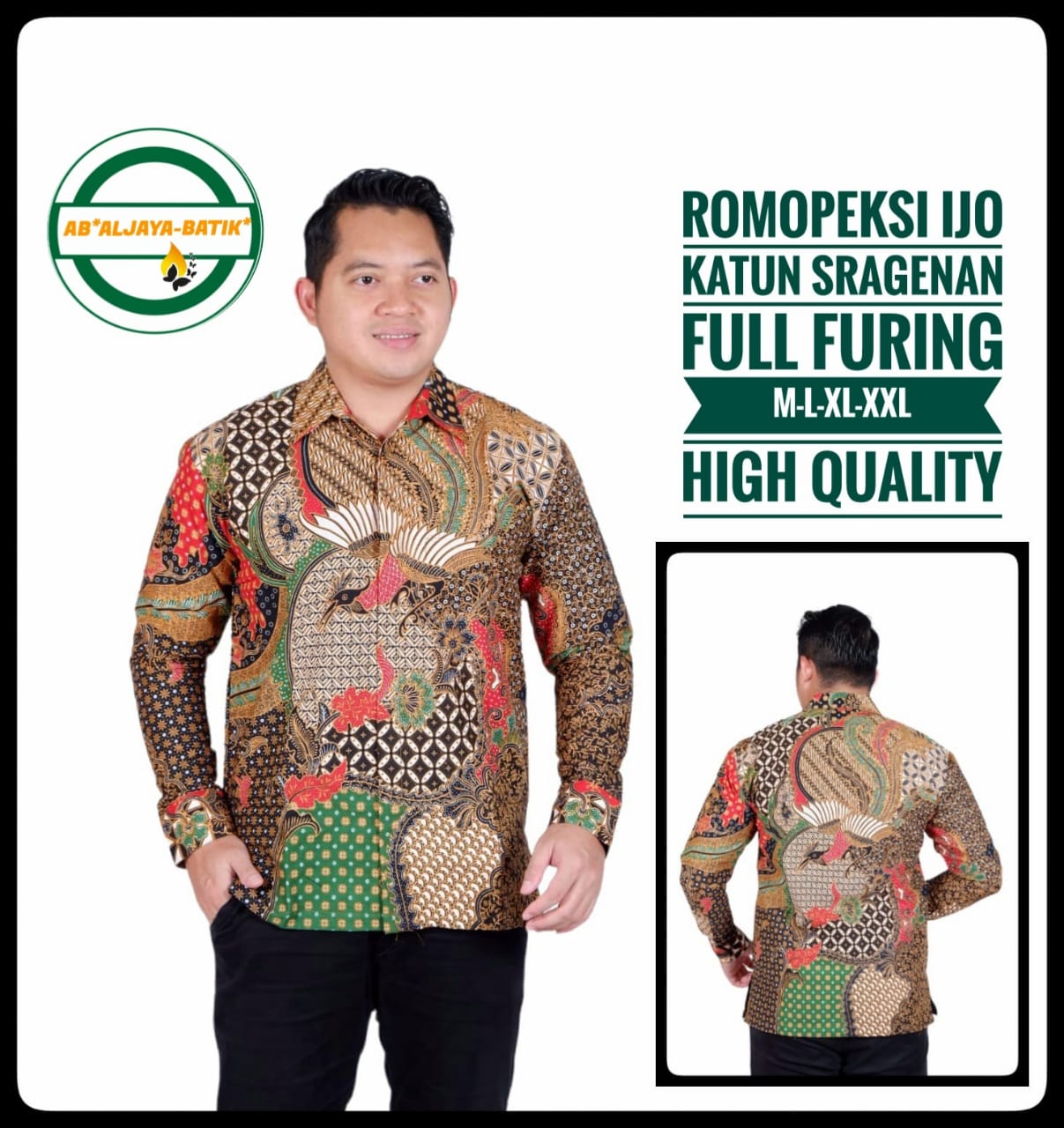 cover-ROMOPEKSI IJO Kemeja Batik Pria Solo Lengan Panjang Lapis Furing BY ALJAYA-1
