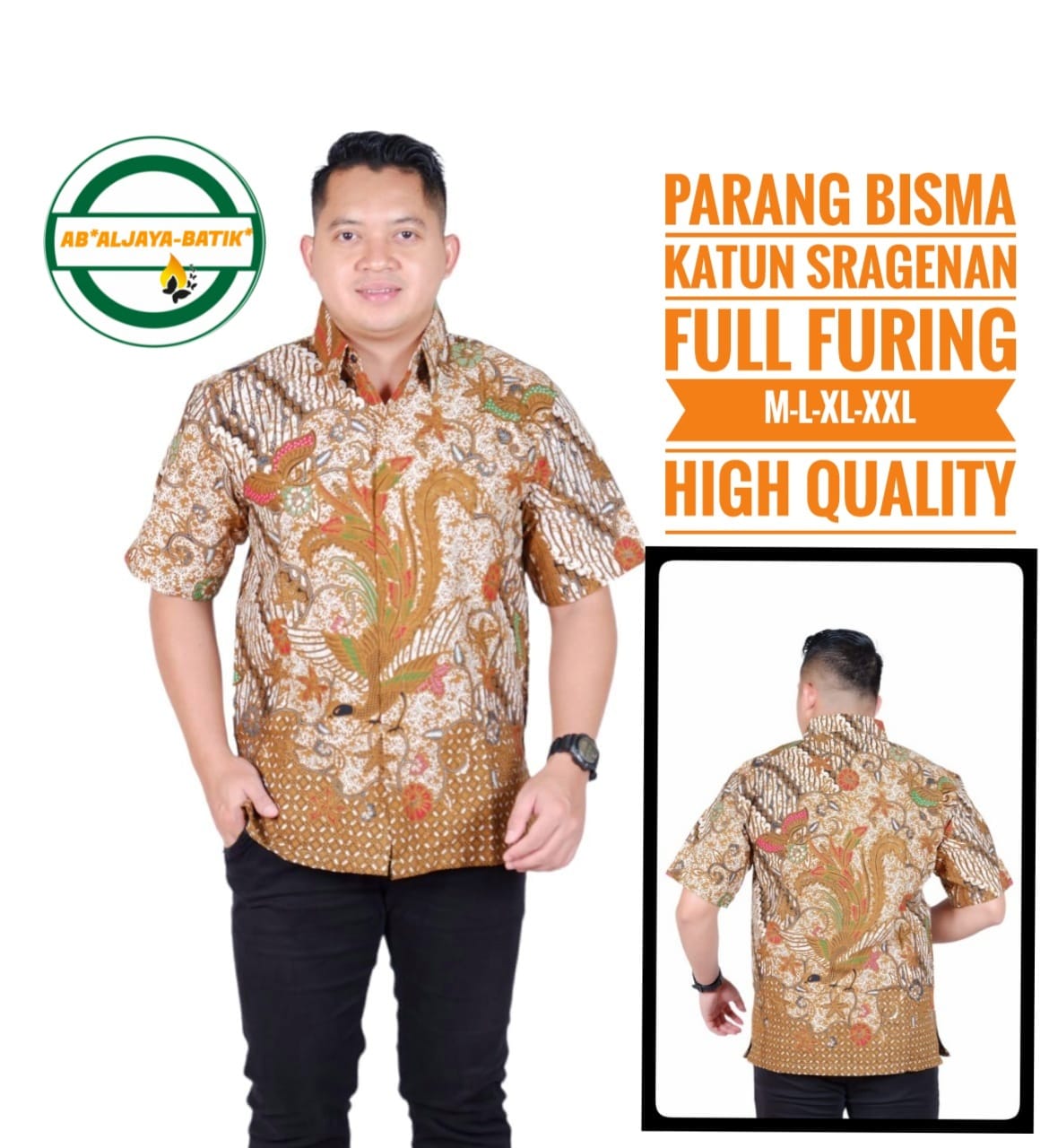 cover-PARANG BISMA Kemeja Batik Pria Solo Lengan Pendek Lapis Furing BY ALJAYA-1