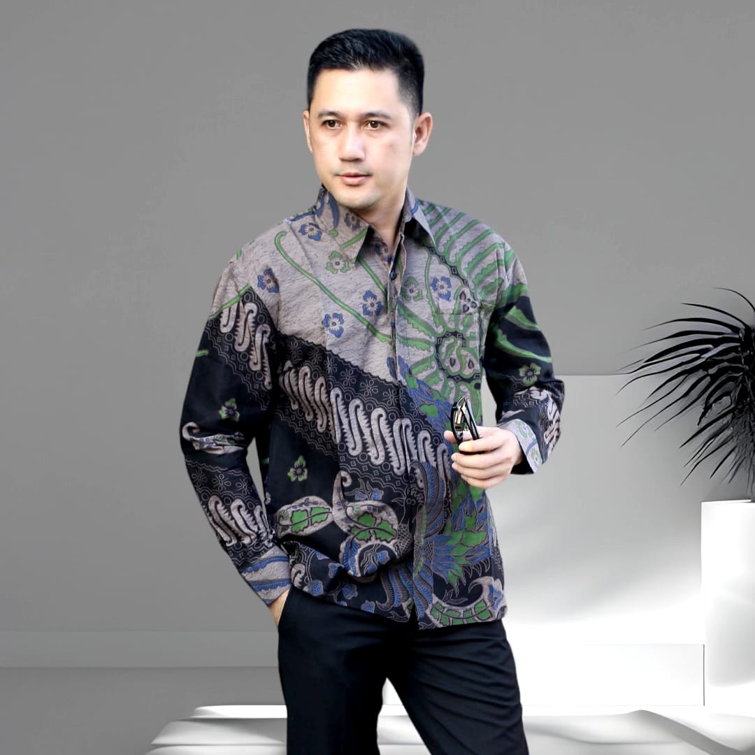 cover-HANUNG Kemeja Batik Pria Solo Lengan Panjang Lapis Furing BY BATIKSOLOAMANAH-1