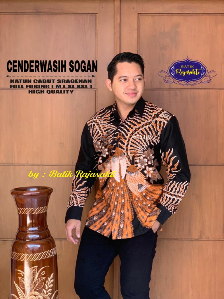 cover-CENDRAWASIH SOGAN KEMEJA BATIK PRIA SOLO LENGAN PANJANG LAPIS FURING BY RAJASAKTI-1