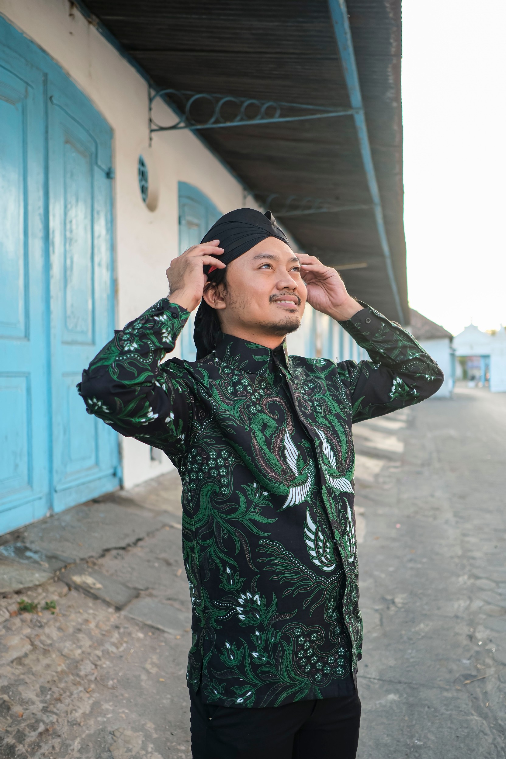 img-GURDO IJO Kemeja Batik Pria Solo Lengan Panjang Lapis Furing BY Mbahblangkonsolo-3