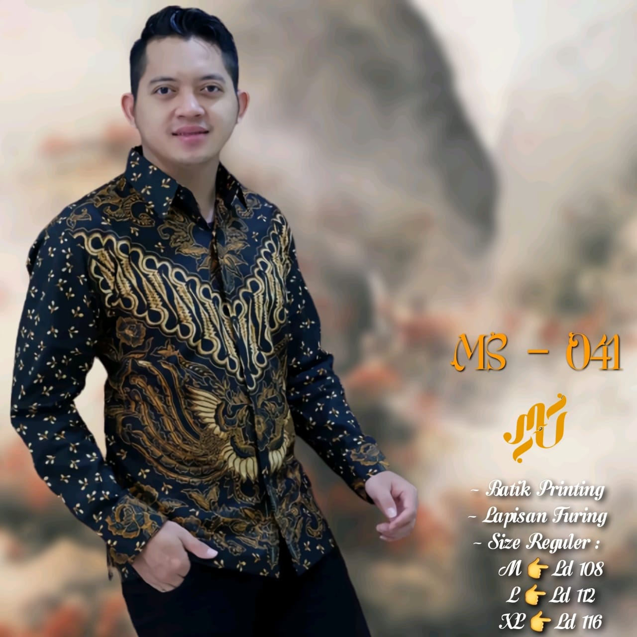 cover-SATYABANA Kemeja Batik Pria Solo Lengan Panjang Lapis Furing BY MUKTI UTOMO-1