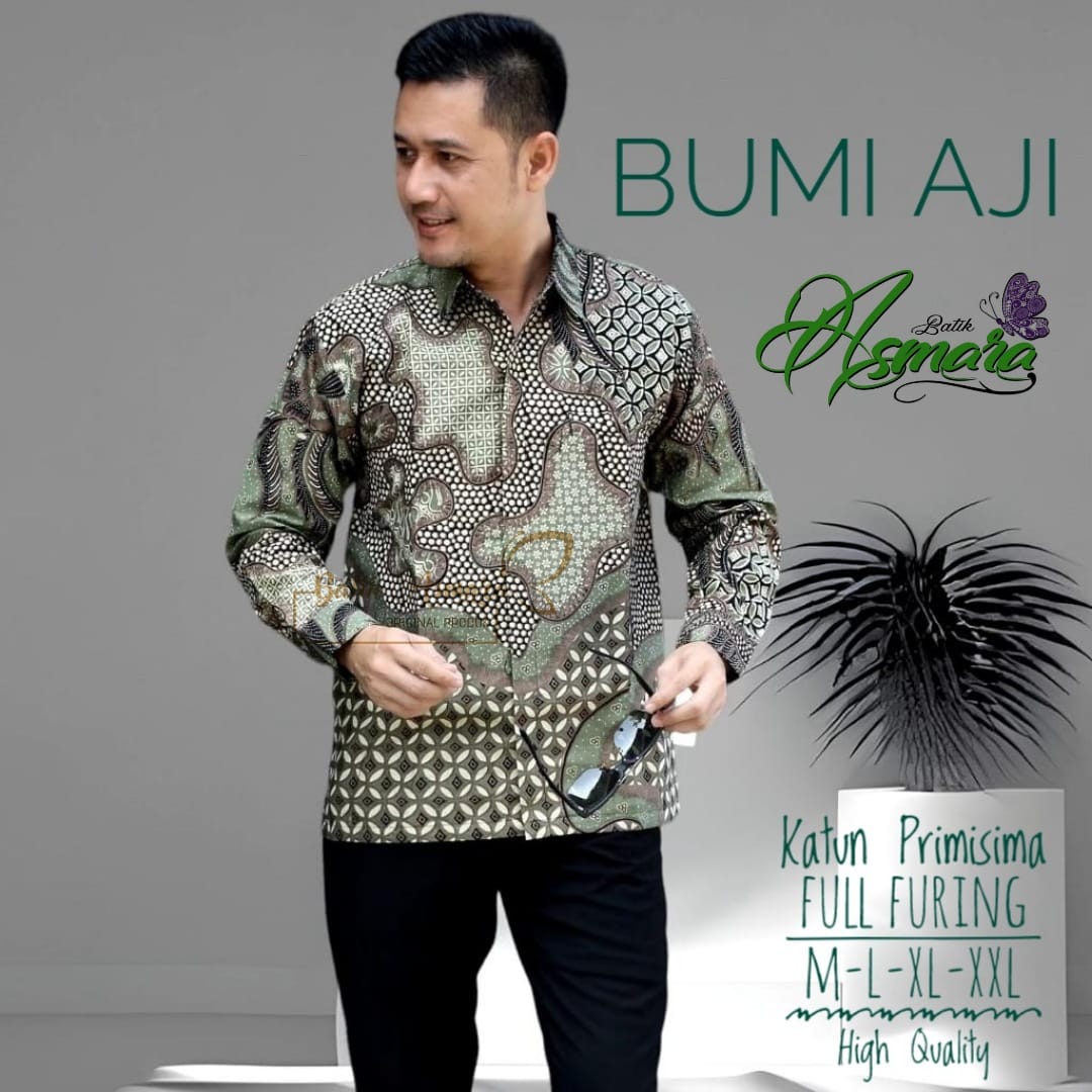 cover-BUMI AJI Kemeja Batik Pria Solo Lengan Panjang Lapis Furing BY ASMARA-1