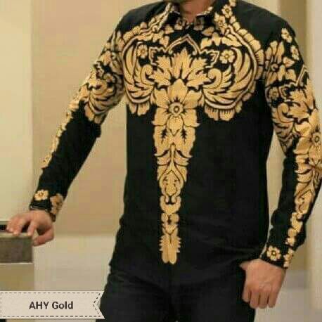 cover-AHY GOLD Kemeja Batik Pria Solo Lengan Panjang Lapis Furing BY DILLAN-1
