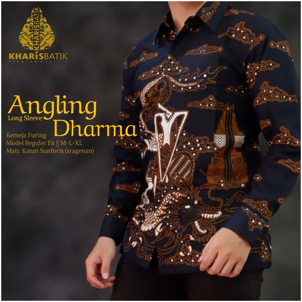 cover-ANGLING DHARMA Kemeja Batik Pria Solo Lengan Panjang Lapis Furing BY KHARIS-1