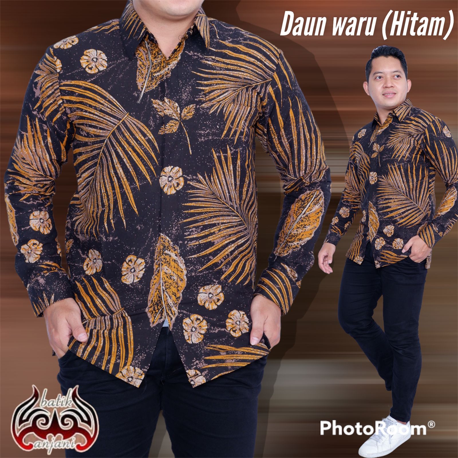 cover-DAUN WARU Kemeja Batik Pria Solo Lengan Panjang Lapis Furing BY ANJANI-1