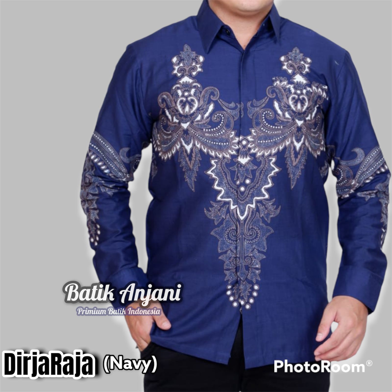 cover-DIRJARAJA Kemeja Batik Pria Solo Lengan Panjang Lapis Furing BY ANJANI-1