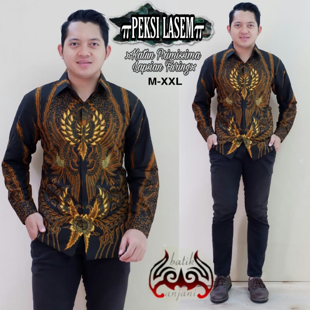 cover-PEKSI LASEM Kemeja Batik Pria Solo Lengan Panjang Lapis Furing BY ANJANI-1