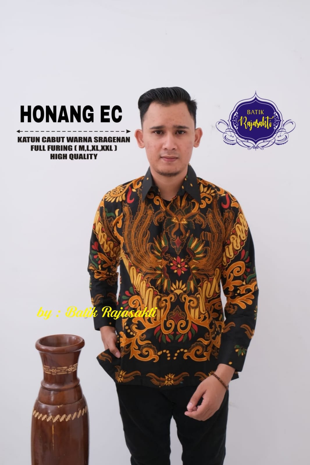 cover-HONANG EC KEMEJA BATIK PRIA SOLO LENGAN PANJANG LAPIS FURING BY RAJASAKTI-1