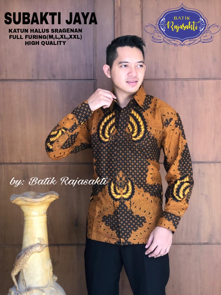 cover-SUBAKTI JAYA Kemeja Batik Pria Solo Lengan PANJANG Lapis Furing BY RAJASAKTI-1