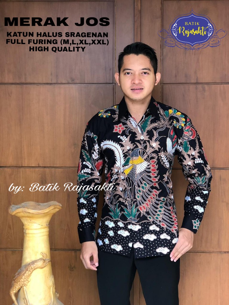 cover-MERAK JOS Kemeja Batik Pria Solo Lengan PANJANG Lapis Furing BY RAJASAKTI-1