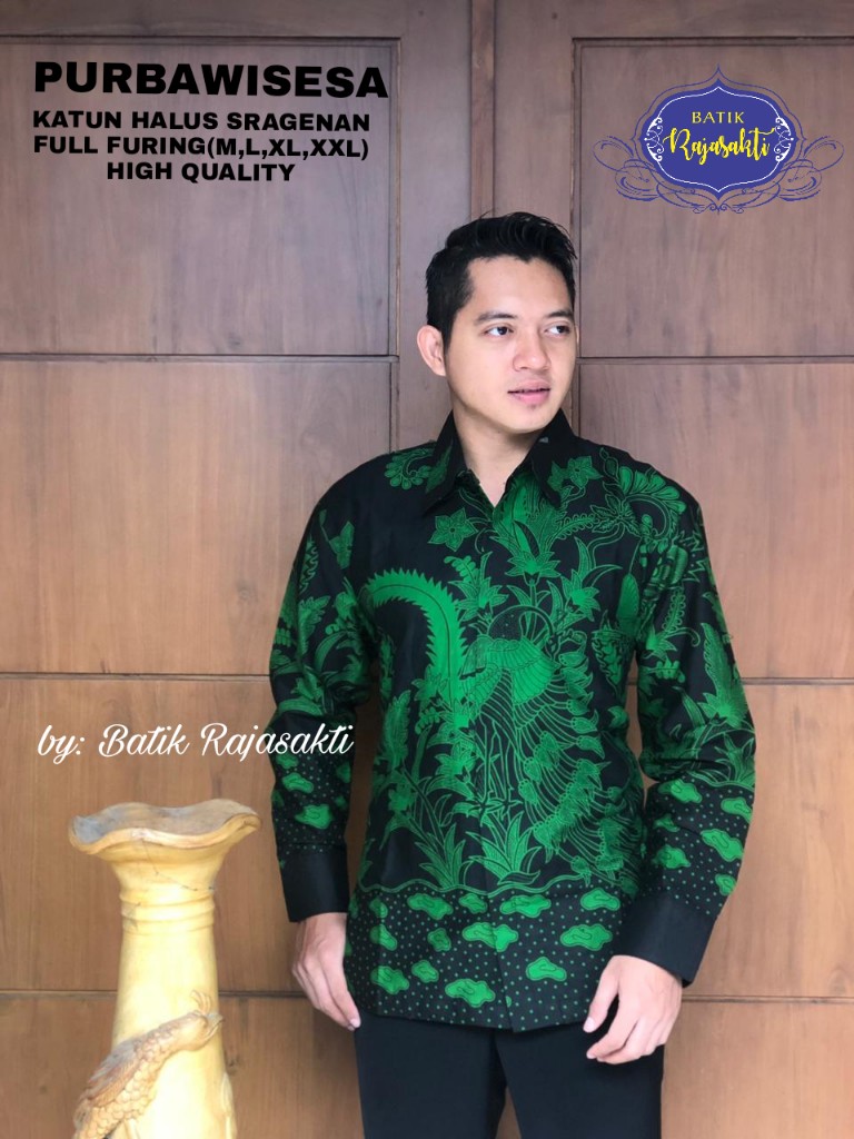 cover-PURBAWISESA Kemeja Batik Pria Solo Lengan PANJANG Lapis Furing BY RAJASAKTI-1