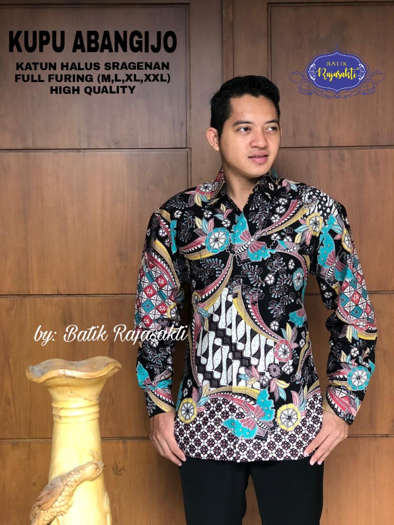 cover-KUPU ABANGIJO Kemeja Batik Pria Solo Lengan PANJANG Lapis Furing BY RAJASAKTI-1