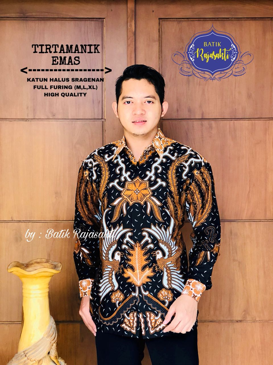 cover-TIRTAMANIK Kemeja Batik Pria Solo Lengan Panjang Lapis Furing BY RAJASAKTI-1