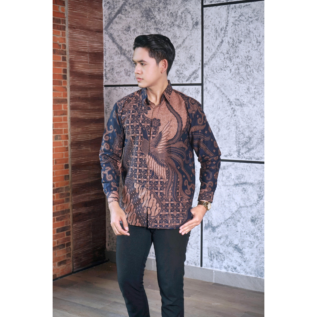 img-TANJUNG DONGKER Kemeja Batik Pria Solo Lengan Panjang Lapis Furing By BATIKSOLOAMANAH-2