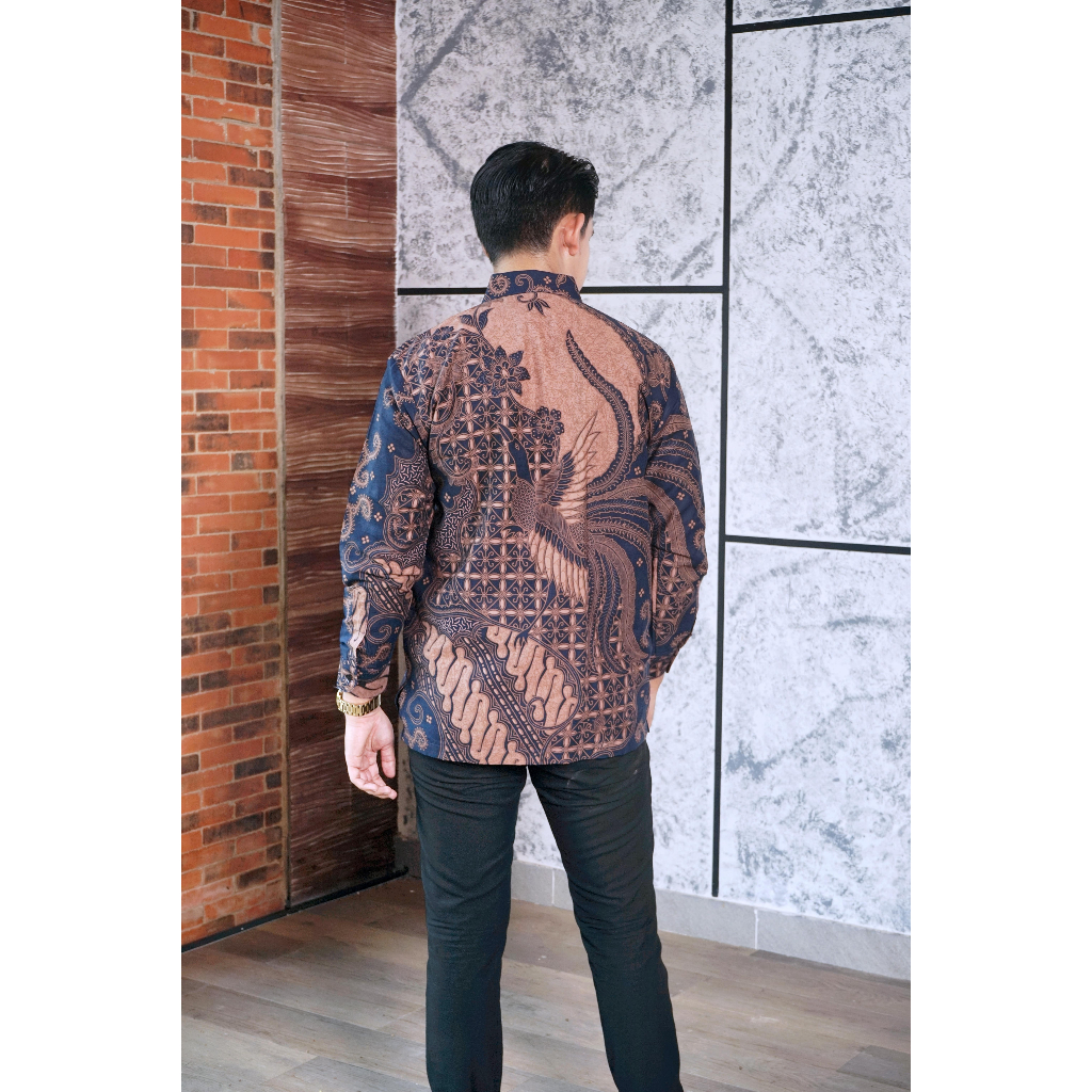 img-TANJUNG DONGKER Kemeja Batik Pria Solo Lengan Panjang Lapis Furing By BATIKSOLOAMANAH-5