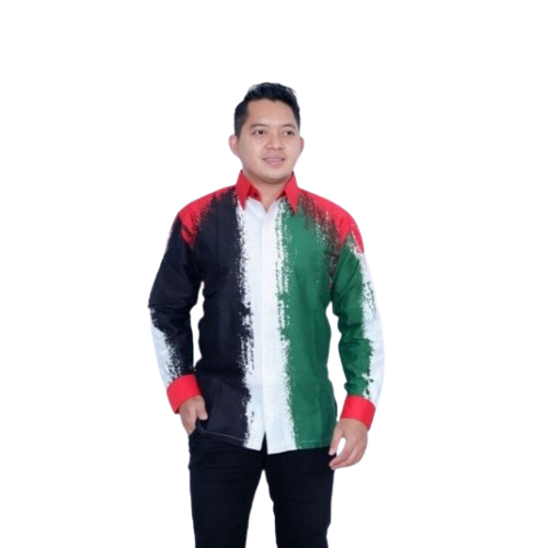 cover-PALESTINA Kemeja Batik Pria Solo Lengan Panjang Lapis Furing By BATIKSOLOAMANAH-1
