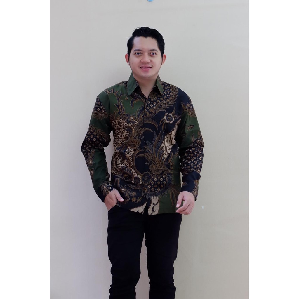 cover-JAYANEGARA HIJAU Kemeja Batik Pria Solo Lengan Panjang Lapis Furing By BATIKSOLOAMANAH-1