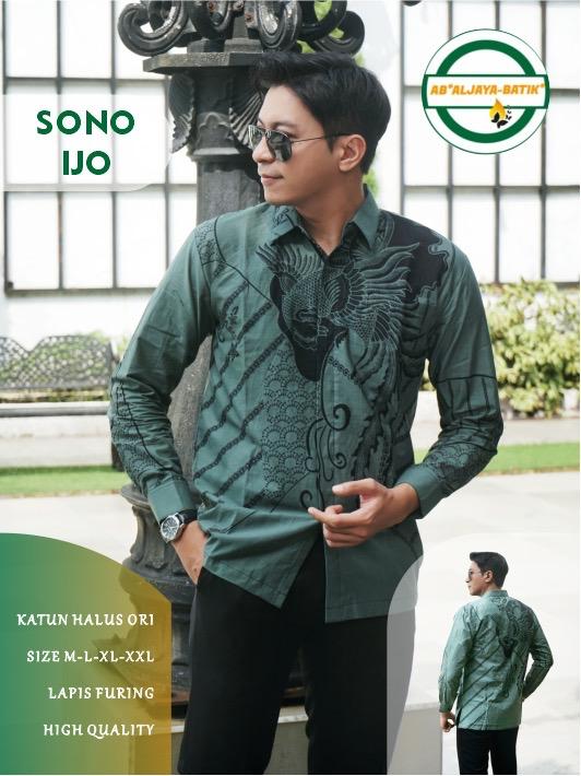 cover-SONO IJO Kemeja Batik Pria Solo Lengan Panjang Lapis Furing By Aljaya-1