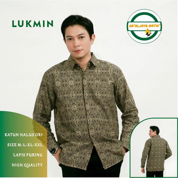 cover-LUKMIN Kemeja Batik Pria Solo Lengan Panjang Lapis Furing By Aljaya-1